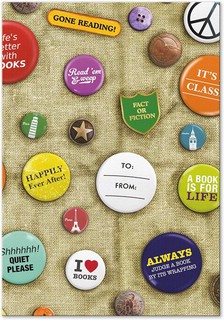 Подарочная упаковка для книг со значками 2