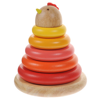 Djeco. Деревянная пирамидка 'Курочка' 2