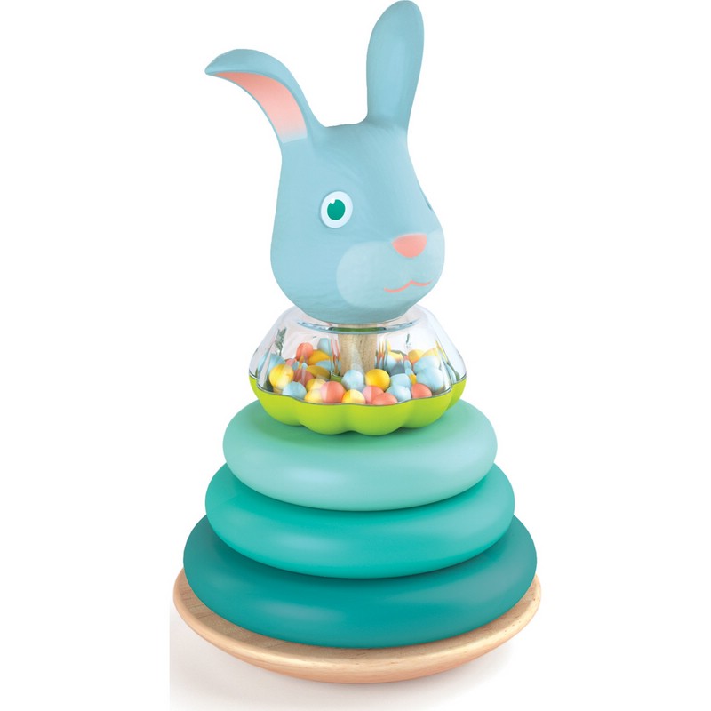 Djeco Пирамидка-погремушка 'Зайчик'