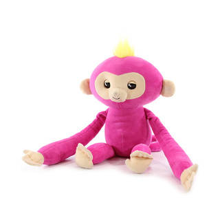 Интерактивная игрушка 'Обезьянка-обнимашка', розовая, Fingerlings 4