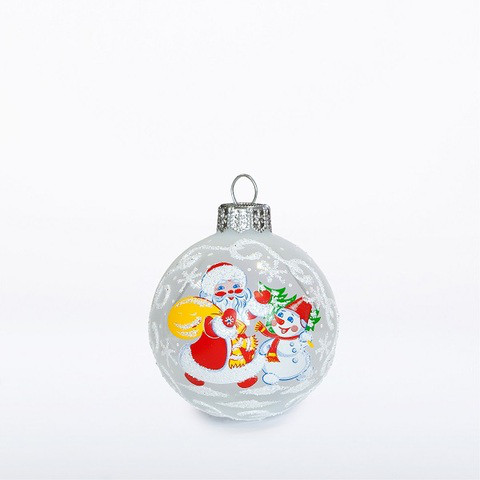 Шар 'Ветерок', стекло, 6 см, артикул С99