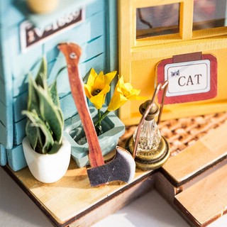 Румбокс 'Чердак' Интерьерный конструктор Robotime DGM03 3