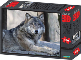 Пазл Prime3D 'Волк', 500 деталей 1