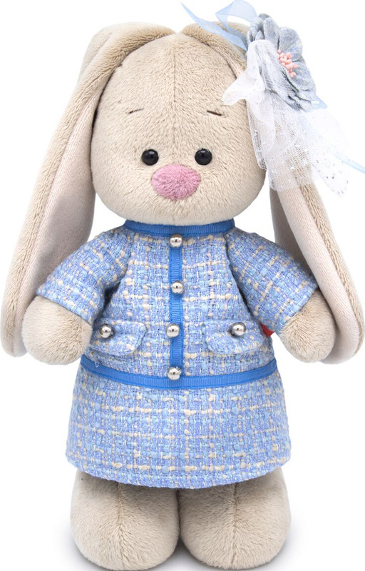 Зайка Ми в голубом платье в клетку 25 с