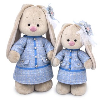 Зайка Ми в голубом платье в клетку 25 с 5