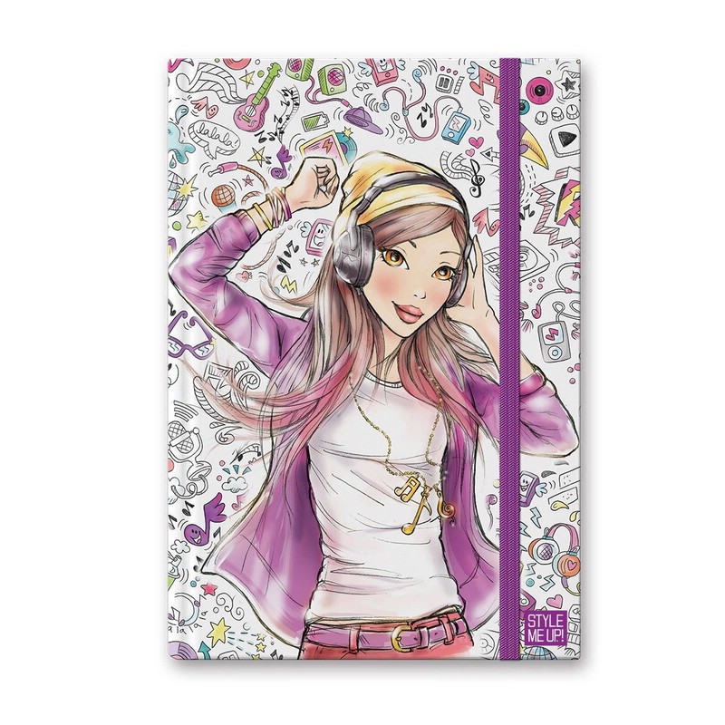 Блокнот для записей сиреневый Style Me Up 11422