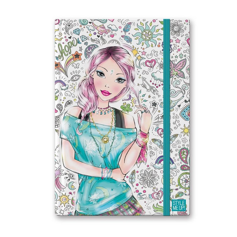 Блокнот для записей голубой Style Me Up 11423