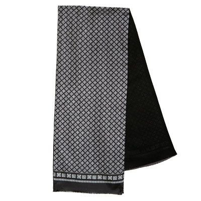 Кашне мужское 'Каскад' шелк, 27х140 см, артикул 938-19