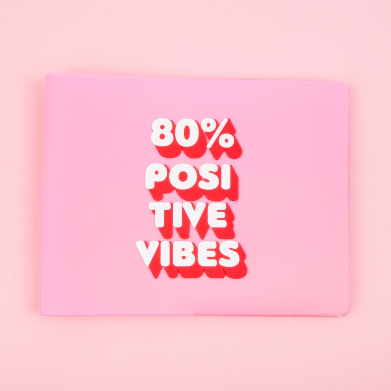 Обложка на зачетную книжку '80% positive vibes'