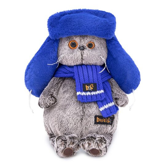 Басик в меховой шапке 22 см