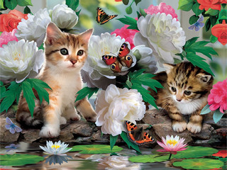 3D Пазл Prime3D 'Среди пионов', 13501, цвет разноцветный 2