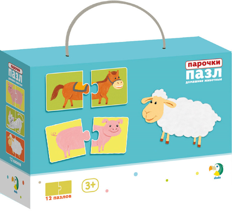 Пазл-парочки Dodo 'Домашние животные'