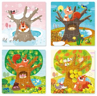 Пазл для малышей Dodo '4в1. Времена года' 3