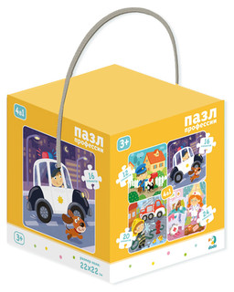 Пазл для малышей Dodo '4в1. Профессии' 1