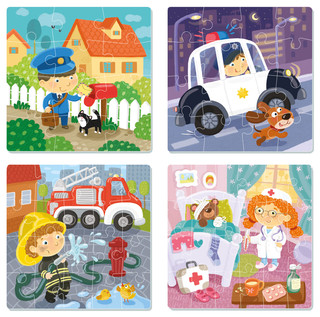 Пазл для малышей Dodo '4в1. Профессии' 3