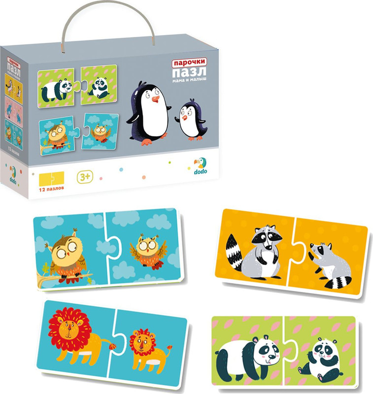 Dodo Пазл-парочки 'Мама и малыш'