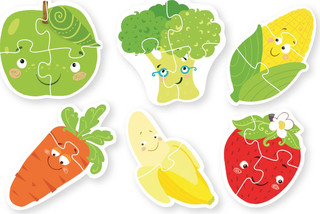 Dodo Пазл 'Фрукты и овощи' 3