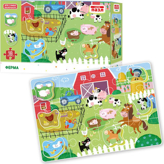 Dodo Пазл-сортер 'Ферма' 1