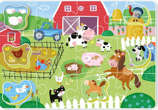 Dodo Пазл-сортер 'Ферма' 2