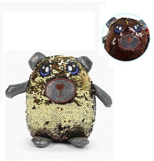 Мягкая игрушка ABtoys Медведь с пайетками 20 см. MP004 27