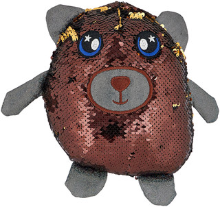 Мягкая игрушка ABtoys Медведь с пайетками 20 см. MP004 2