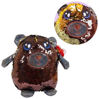 Мягкая игрушка ABtoys Медведь с пайетками 20 см. MP004 4