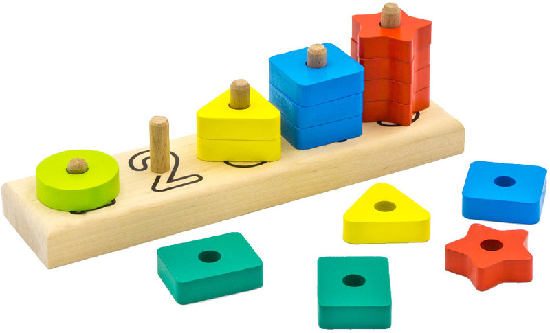 Alatoys Пирамидка Счеты 15 деталей