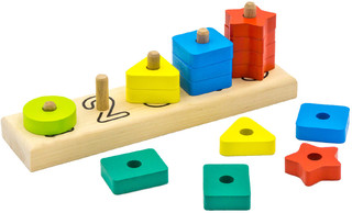 Alatoys Пирамидка Счеты 15 деталей 1