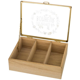 Шкатулка, три отделения, 20х15х6 см 2