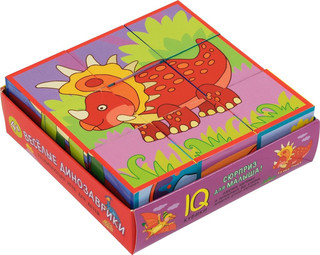 IQ-кубики Веселые динозаврики