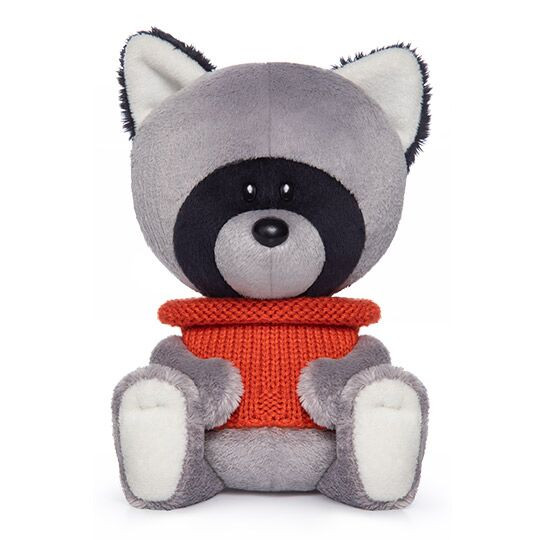 Енот Лёка в свитере. Размер 15 см