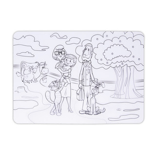 Коврик-раскраска 'Простоквашино' 48х33.5 см, ЯиГрушка 4