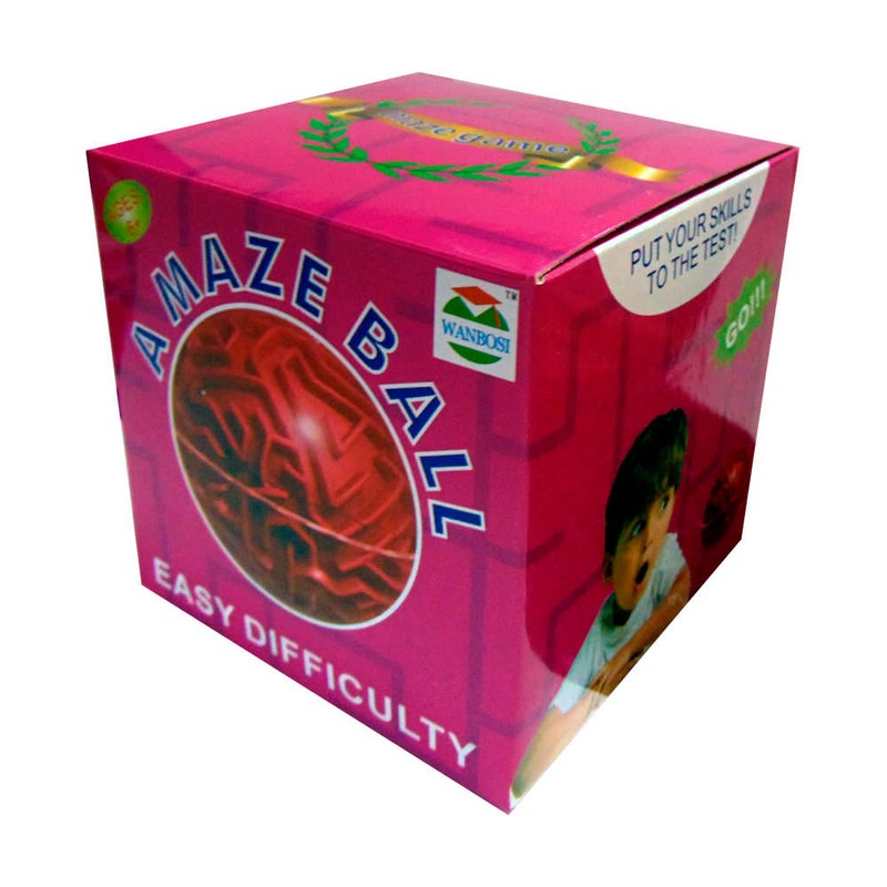 Головоломка-лабиринт Эврика 'Сфера', цвет: красный