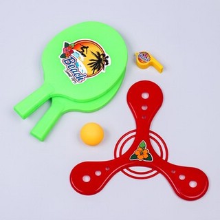 Набор 'Beach summer party' (летающая тарелка, свисток, теннисные ракетки) 1