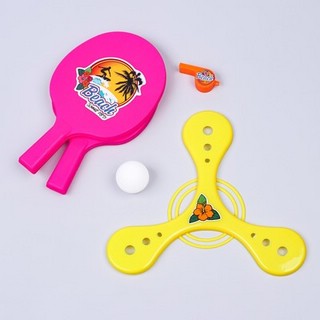 Набор 'Beach summer party' (летающая тарелка, свисток, теннисные ракетки) 4