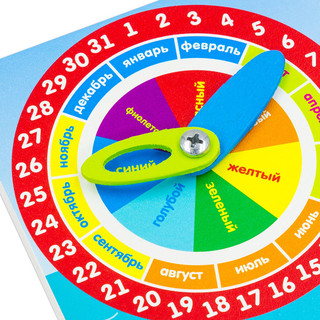 Alatoys. Бизиборд 'Календарь Погоды' 5