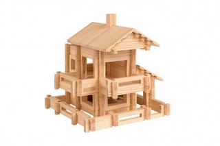 Деревянный конструктор Лесовичок 'Разборный домик' №6, 355 деталей 9