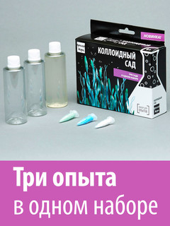 Набор для опытов 'Коллоидный сад', Простая наука 3
