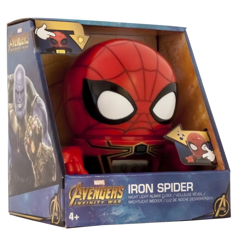Электронный будильник Marvel 2021692, красный