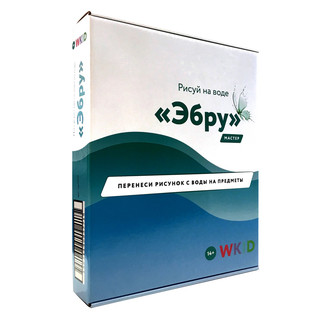 Мастер, набор для рисования на воде 6 цветов / 20 мл, Эбру
