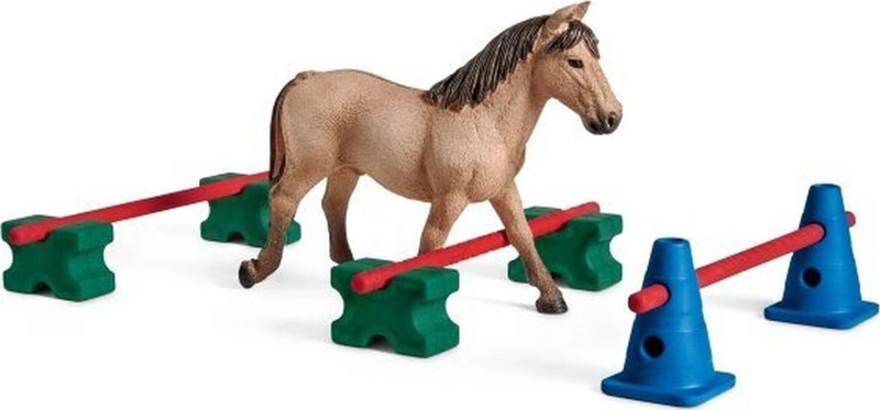 Schleich Игровой набор Пони проходит трассу в слаломе 42483