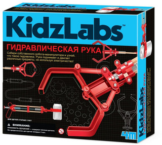 Развивающая игрушка 4M Гидравлическая рука, 00-03414 1