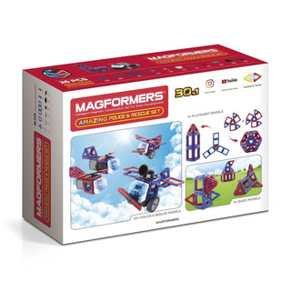 Magformers Магнитный конструктор Amazing Police & Rescue Set 2