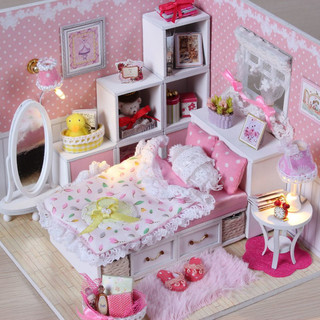 Румбокс 'Комната маленькой принцессы' Интерьерный конструктор Robotime M001 4