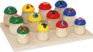 Краснокамская игрушка. Развивающая игрушка 'Грибочки' 3