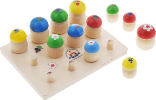 Краснокамская игрушка. Развивающая игрушка 'Грибочки' 4