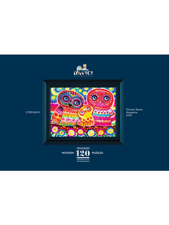 Пазл DaVICI 'Совушки', 120 деталей 1