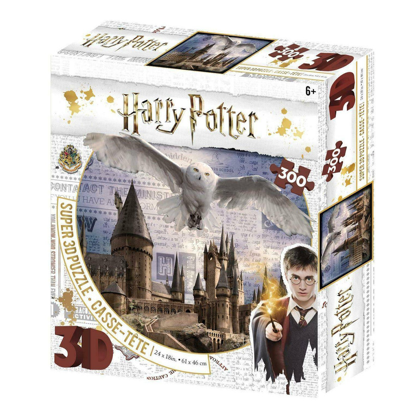Стерео пазл PRIME 3D 'Хогвартс и Букля', 500 деталей