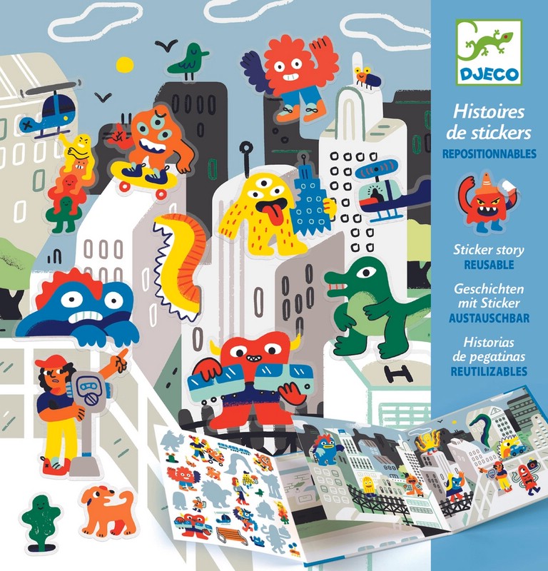 Djeco Набор наклеек 'Монстрики'