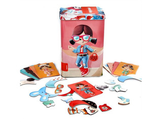 Магнитные пазлы-игра 'Куклы', 45 деталей, Puzzlika 3